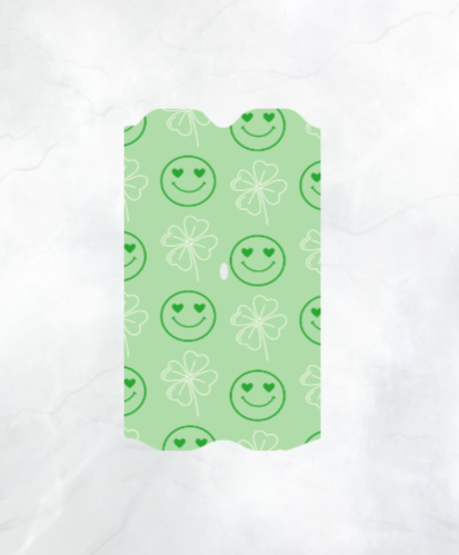 Green Happy Face Wrap