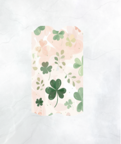 Pink and Green Clover Wrap