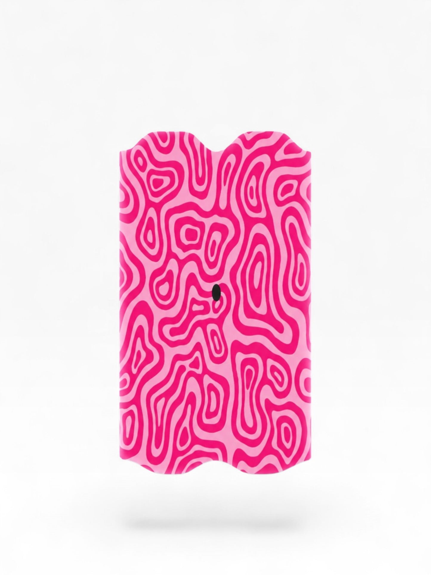 Cloud Skinz hot pink psychedelic wave vinyl wrap for Vuse Alto with abstract swirl pattern and scratch-resistant finish