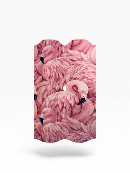 Cloud Skinz waterproof decal for Vuse Alto featuring a pink flamingo pattern for a stylish, protective vape skin.