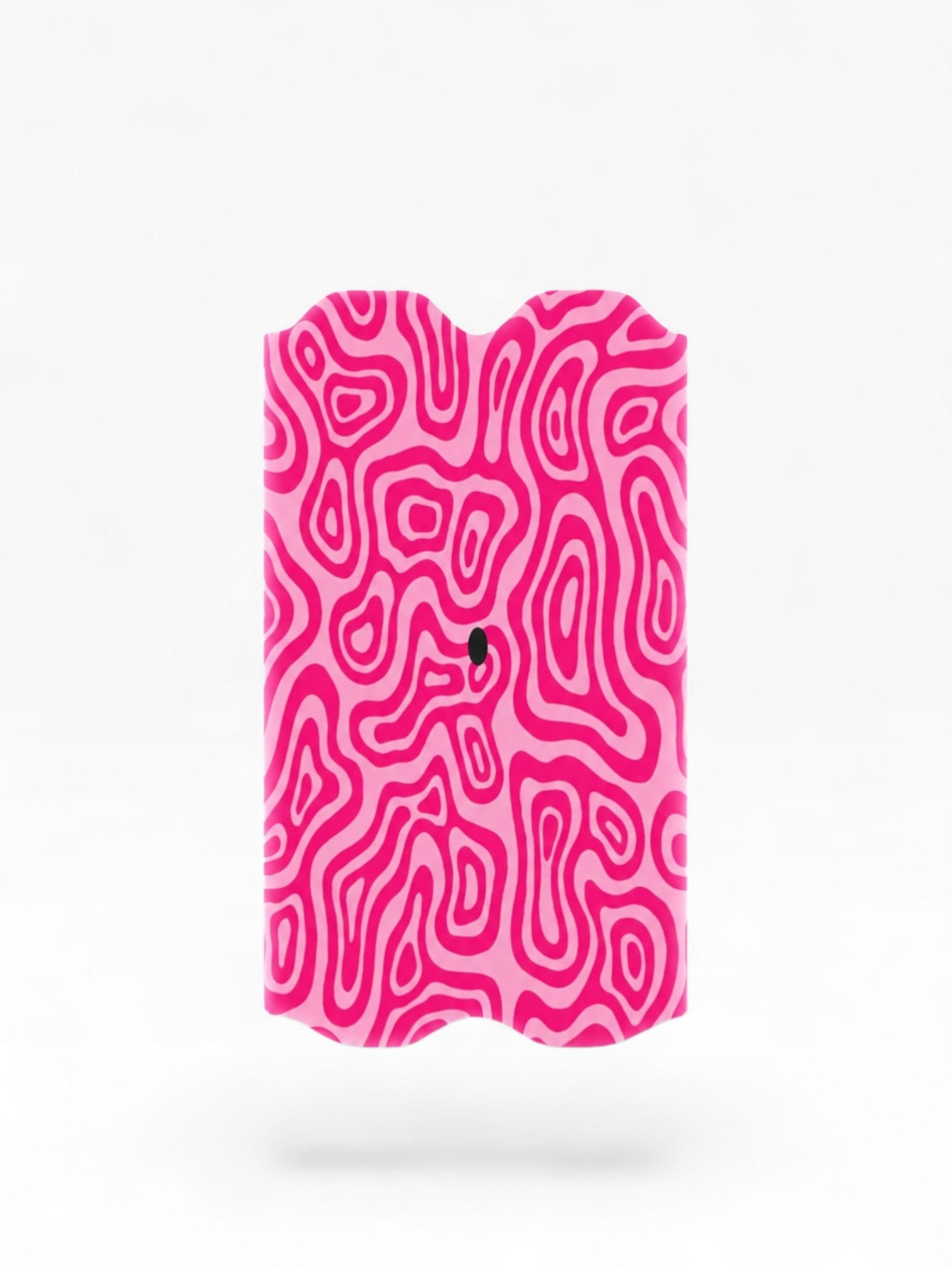 Cloud Skinz hot pink psychedelic wave vinyl wrap for Vuse Alto with abstract swirl pattern and scratch-resistant finish