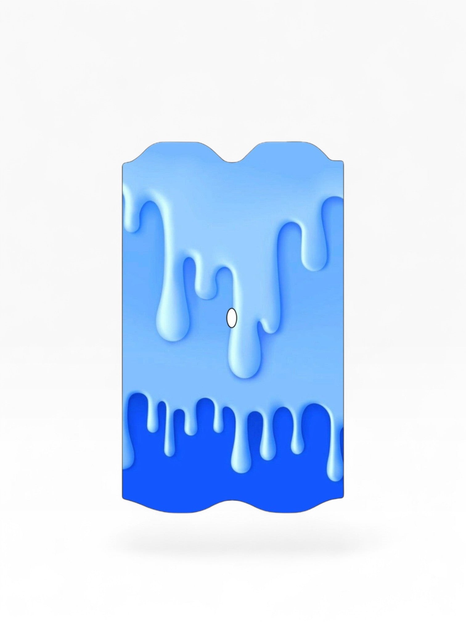 Cloud Skinz waterproof Vuse Alto decal featuring a blue liquid drip pattern on a durable protective skin