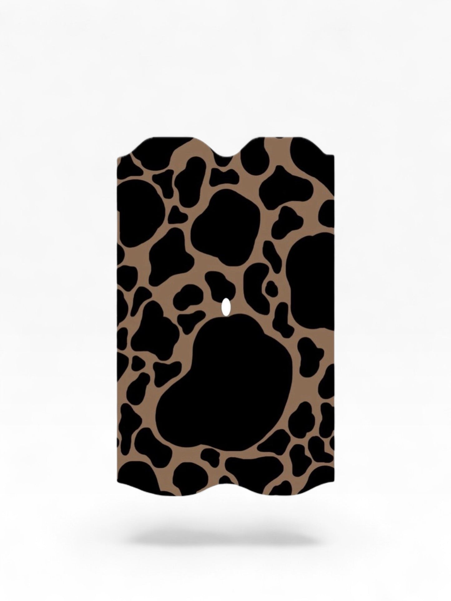 Cloud Skinz waterproof decal for Vuse Alto featuring a brown and black giraffe animal print pattern