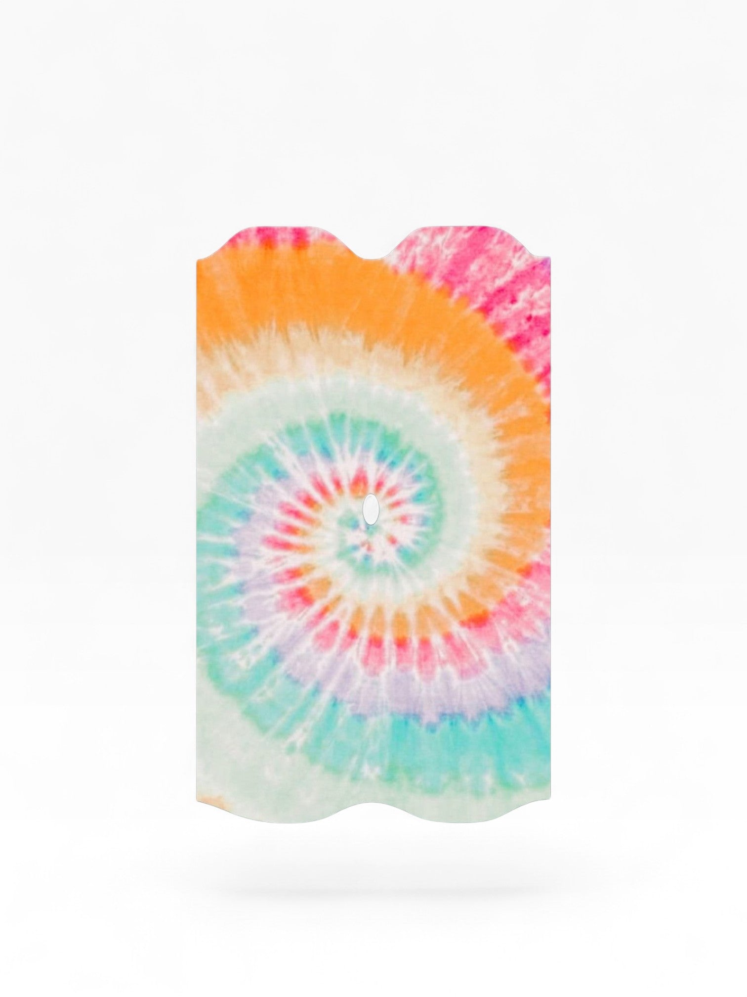 Cloud Skinz waterproof tie-dye spiral decal skin for Vuse Alto vape device with vibrant multi-color design