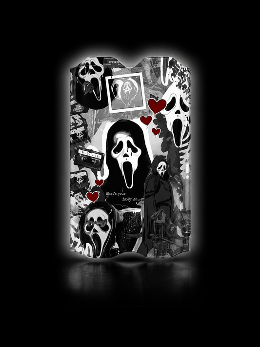 Horror Mask Wrap-Compatible with Vuse Alto-Premium Vinyl Skin- Halloween Aesthetic